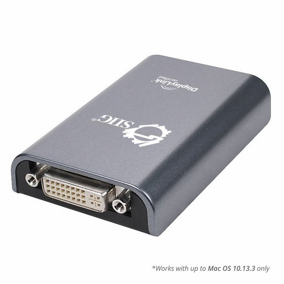 SIIG USB 2.0 to DVI/VGA Pro Multi-Monitor Converter for Windows and Mac up to 1080p