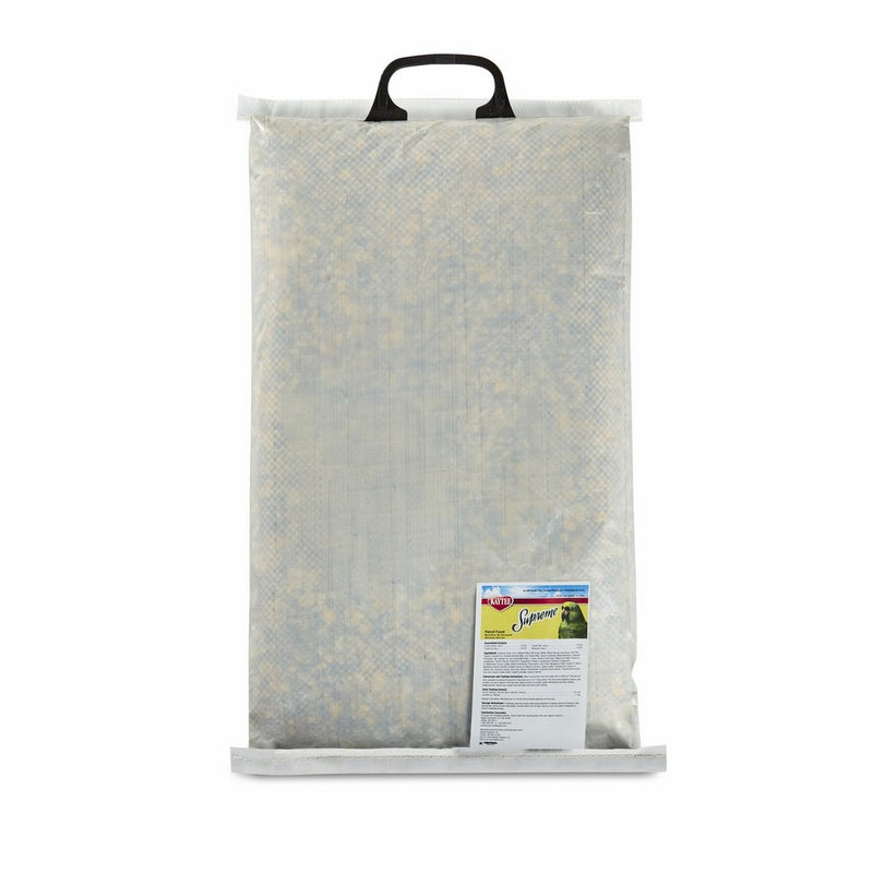 Kaytee Supreme Bird Food for Parrots, 25-lb bag