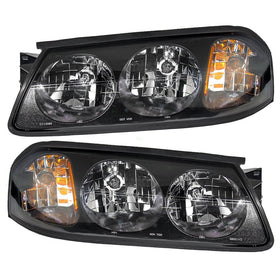 Driver and Passenger Headlights Headlamps Replacement for Chevrolet 10356097 10356098