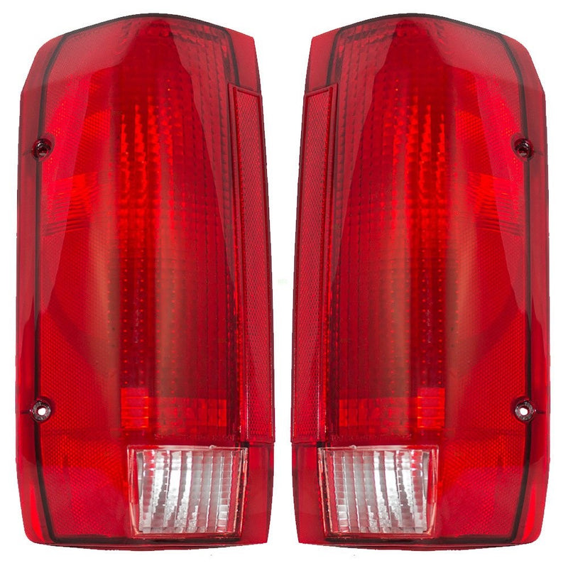 Driver and Passenger Taillights Tail Lamps Replacement for Ford Pickup Truck SUV E9TZ13405C E9TZ13404C