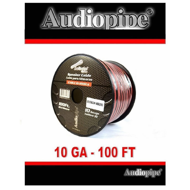 100 ft 10 gauge awg Red Black Stranded 2 Conductor Speaker Wire Car Home Audio