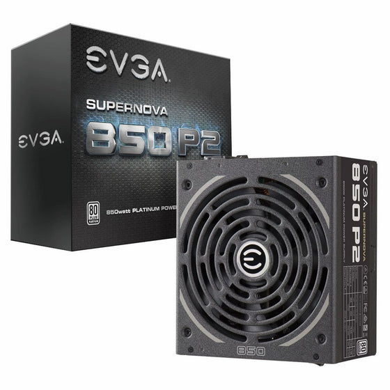 EVGA SuperNOVA 850 P2, 80 PLATINUM 850W, Fully Modular, EVGA ECO Mode, 10 Year Warranty, Includes FREE Power On Self Tester, Power Supply 220-P2-0850-X1