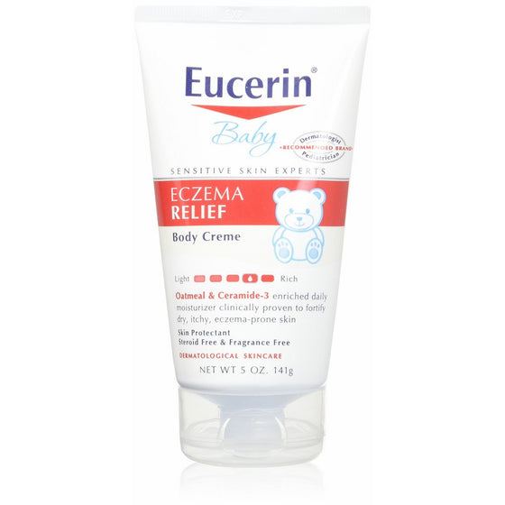 Eucerin Baby Eczema Relief Body Creme 5oz - 2 Pack