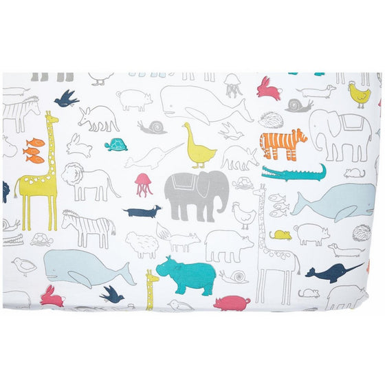 Pehr Crib Sheet, Noah's Ark