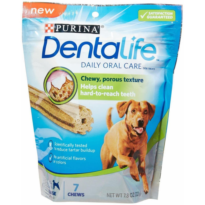 Purina Dentallife Daily Oral Care Dog Treats Large Chews - 7 CT