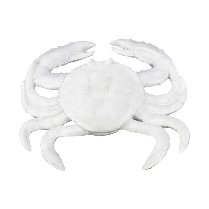 Resin Crab Figurine Large Matte White