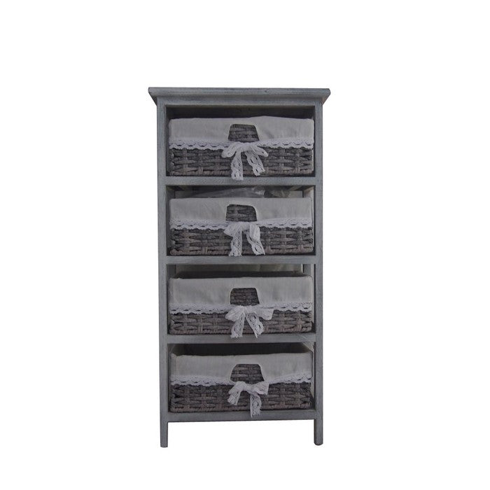 Soft White Finished Wood Cabinet By Urban Port