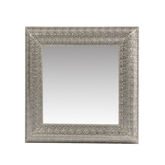 Sophisticated Silver Metal Mirror Frame by Urban Port
