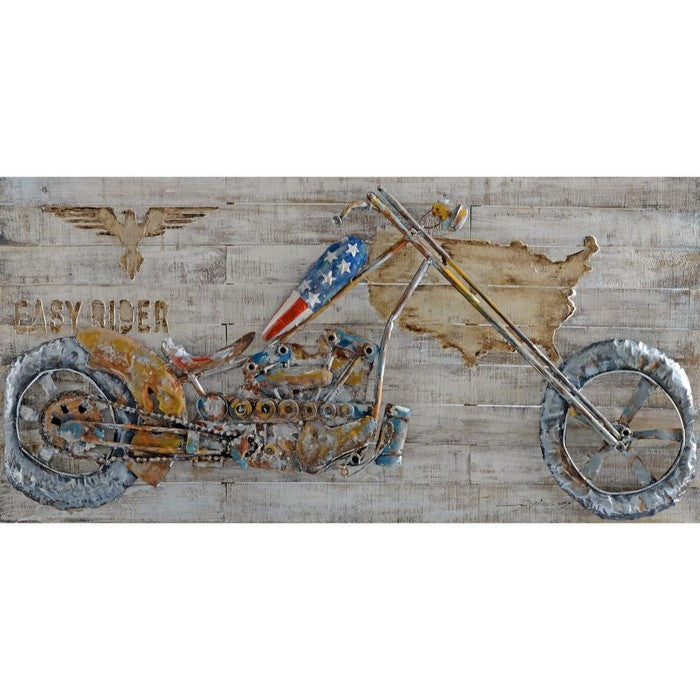 Motor bike Metal Art by Urban Port