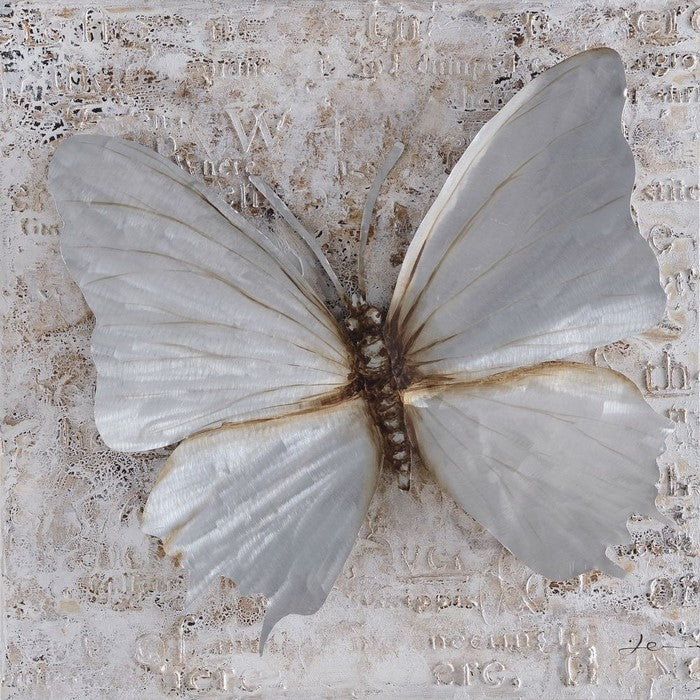 Modern Abstract Butterfly Oil Painting by Urban Port