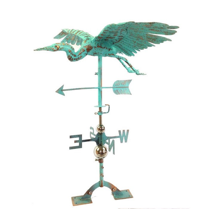 Rustic Copper Steel bird weathervane by Urban Port