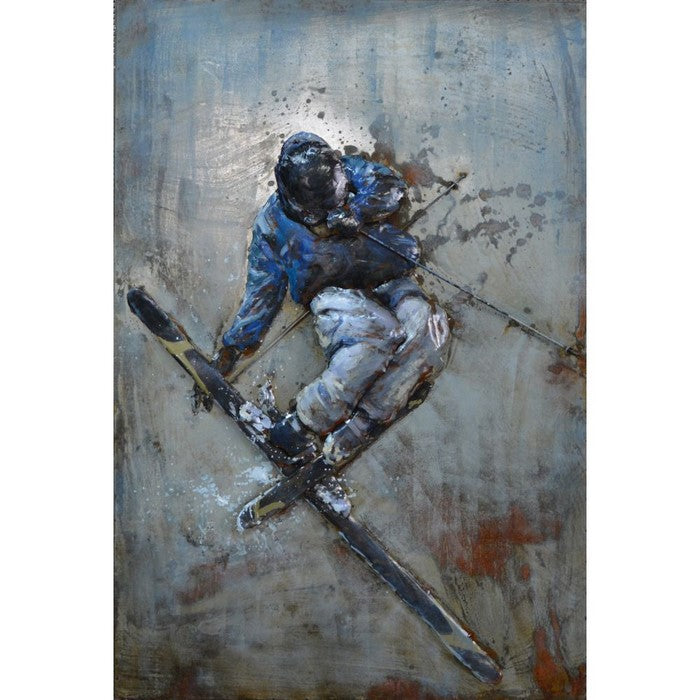 Ski Jump Metal WallDecor in Iron by Urban Port