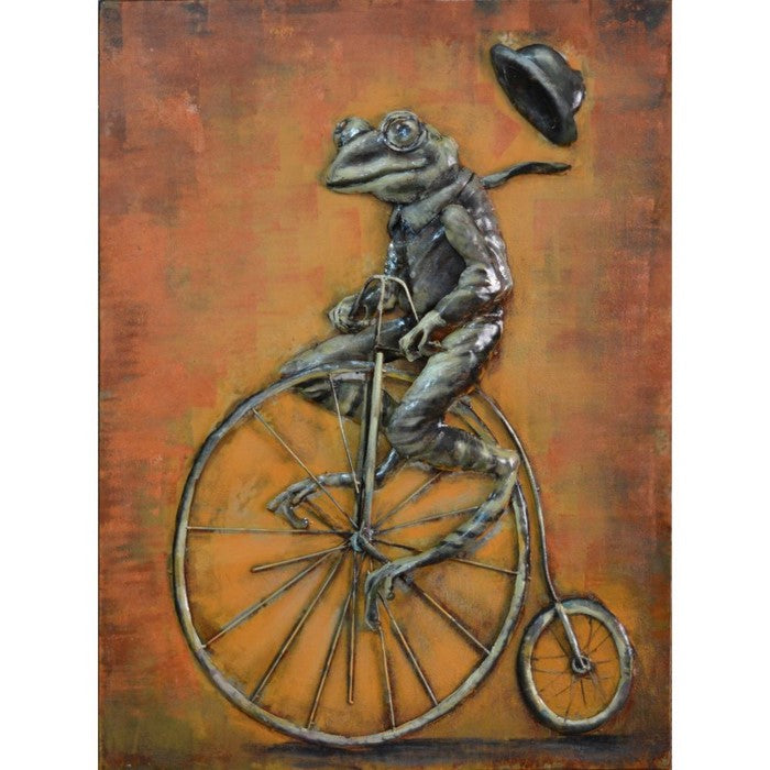 Cyclic Frog Metal WallDecor by Urban Port