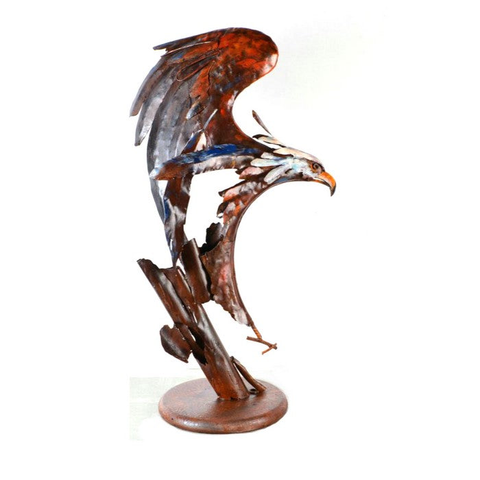 Flying Bird Metal Sculpture by Urban Port