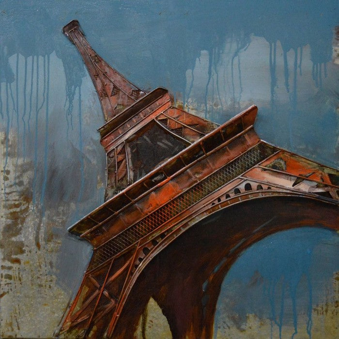 Eiffel Tower Rustic Metal WallDecor by Urban Port