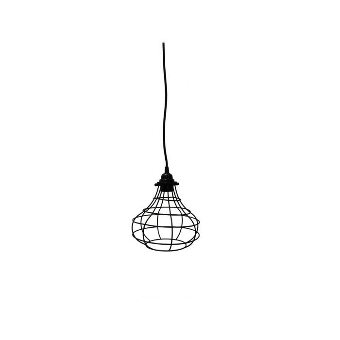 Cage Vintage Style Lampshade For Pendant Light Lamps, Black