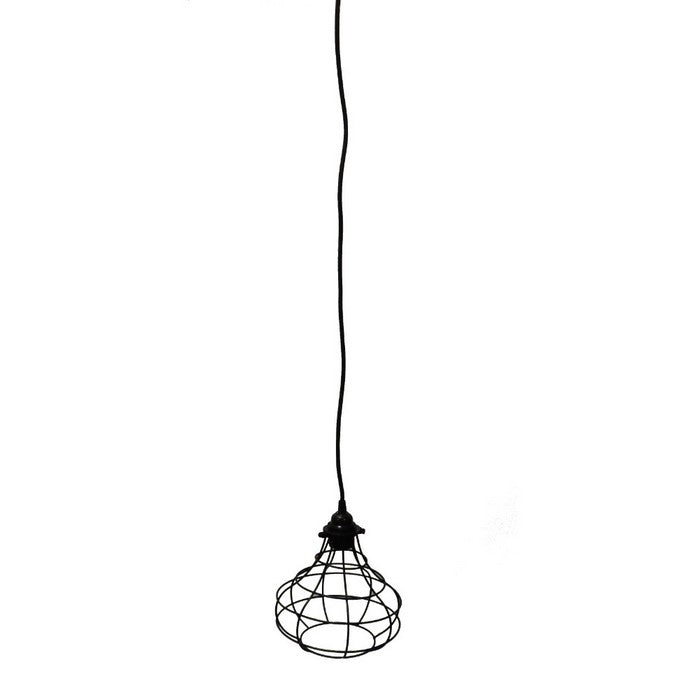 Cage Vintage Style Lampshade For Pendant Light Lamps, Black