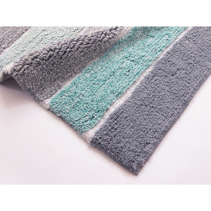 Cotton 2 Piece Bath Rug Set, Multicolor