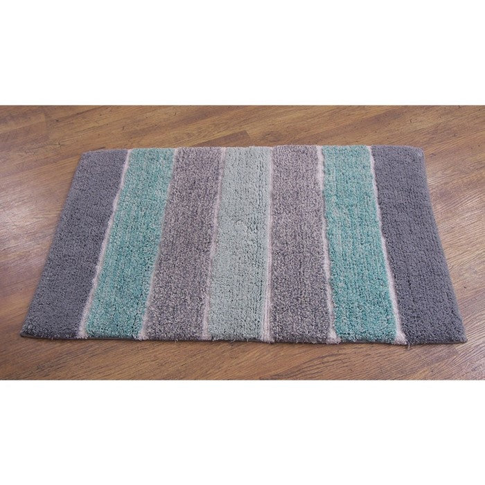 Cotton 2 Piece Bath Rug Set, Multicolor