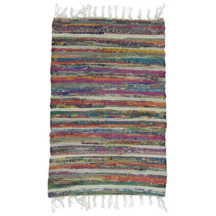 CHB024-1 Rainbow Multi Chindi Rag Rug