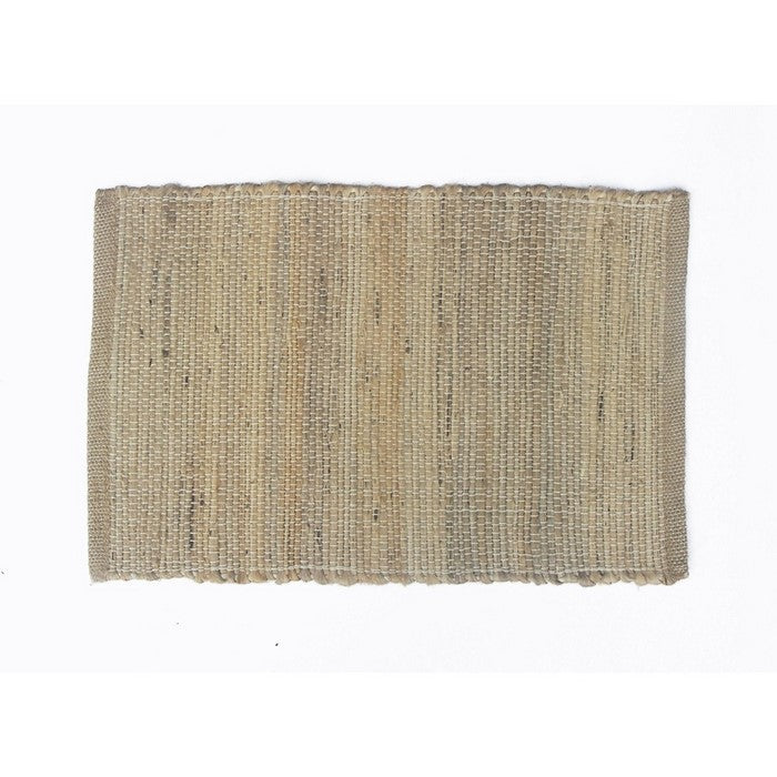 Natural Jute Placemats, Set of 4, Natural Brown