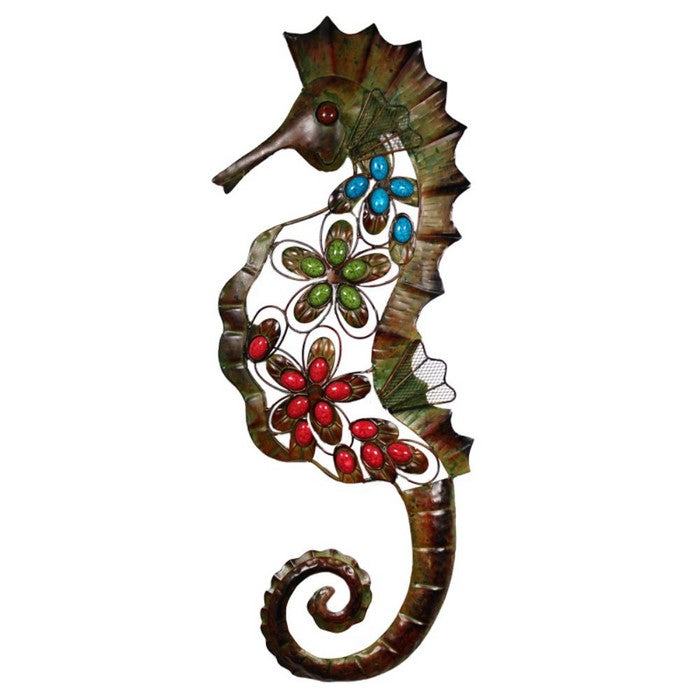 Chic Metal Seahorse - Benzara