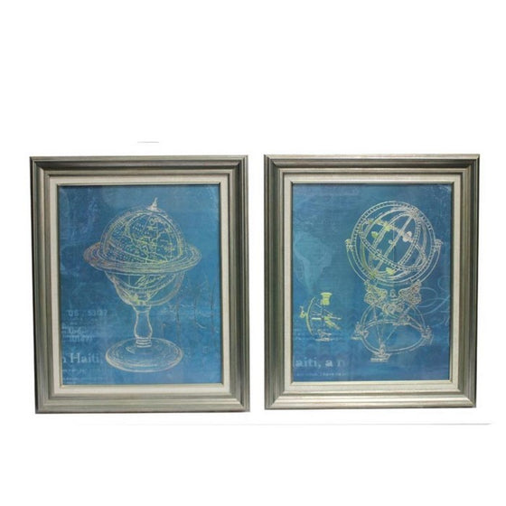 Astronomical Classic WallDecor-Set of 2 - Benzara