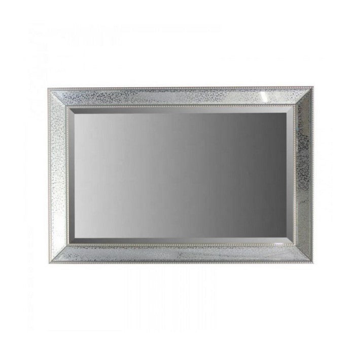 Fashionable Mirror with Polystone Frame - Benzara