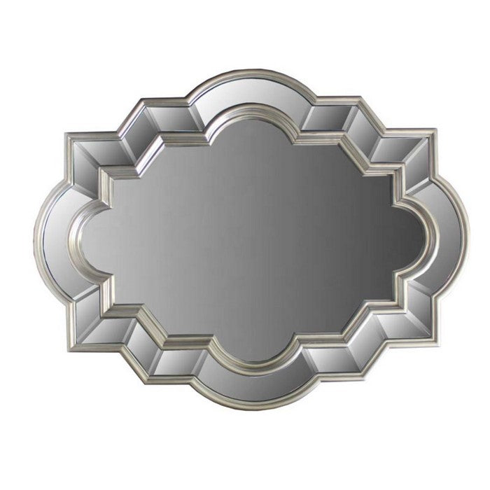 Designer Mirror with Polystone Frame - Benzara