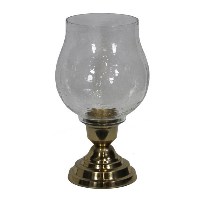 Engaging Design Glass Candleholder - Benzara