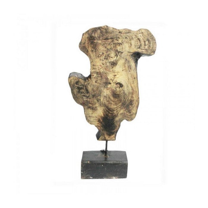 Creative WoodenDecoration with Metal Stand - Benzara