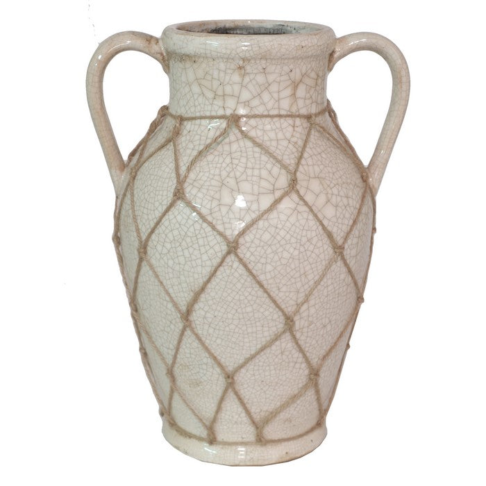 Unique Cream Color Ceramic Vase