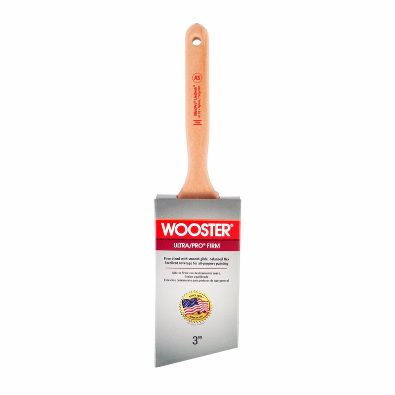 Wooster Brush 4174-3 Ultra/Pro Firm Lindbeck Angle Sash Paintbrush, 3-Inch