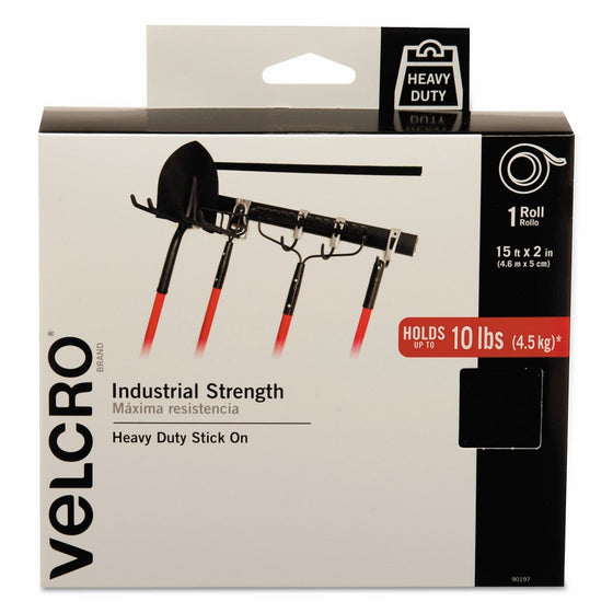 VELCRO Brand - Industrial Strength - 2" x 15' - Black