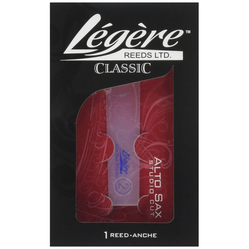 Legere ASS200 Eb Alto Saxophone Studio Cut No. 2 Reed