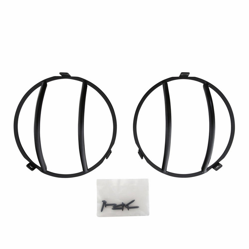 Smittybilt 5660 Euro Black Headlight Cover for 1997-2006 Wrangler TJ