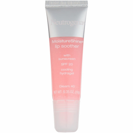 Neutrogena Moistureshine Lip Soother Gloss, Spf 20, Gleam 40, .35 Oz.