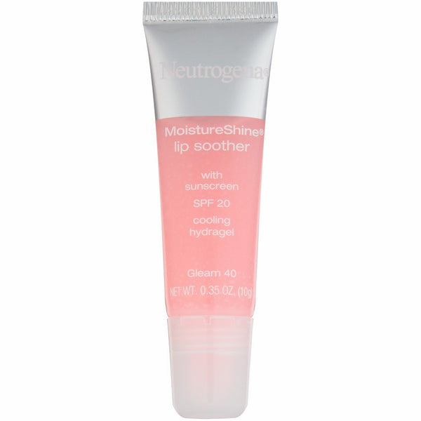 Neutrogena Moistureshine Lip Soother Gloss, Spf 20, Gleam 40, .35 Oz.