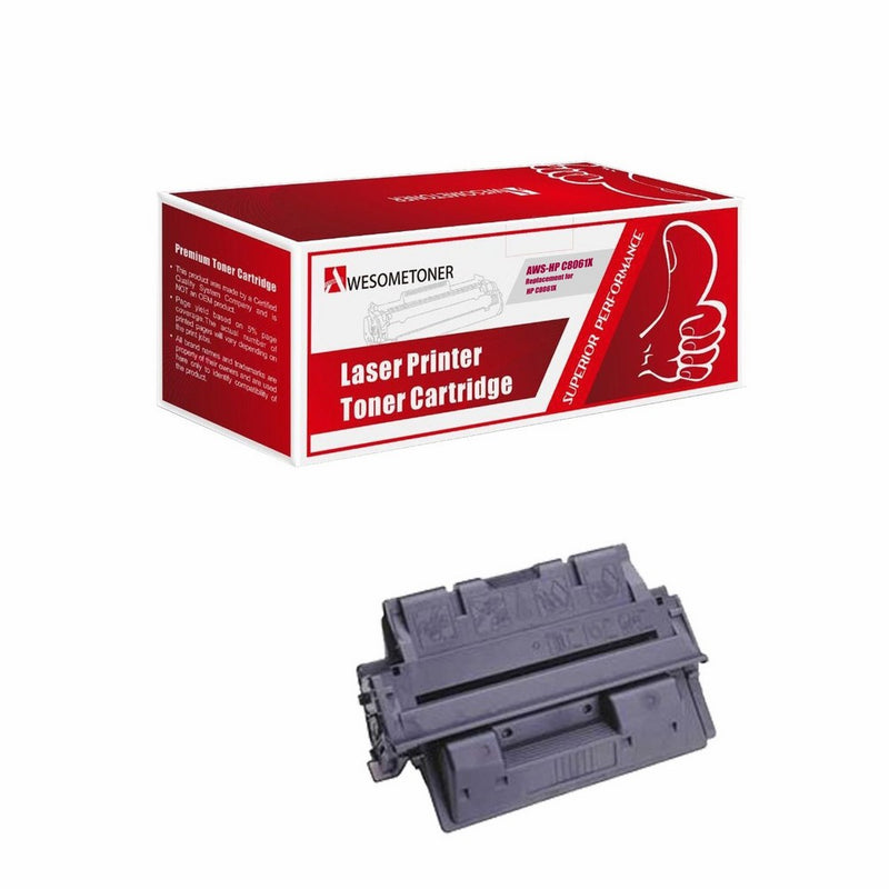 Awesometoner Compatible Toner Cartridge Replacement for HP C8061X