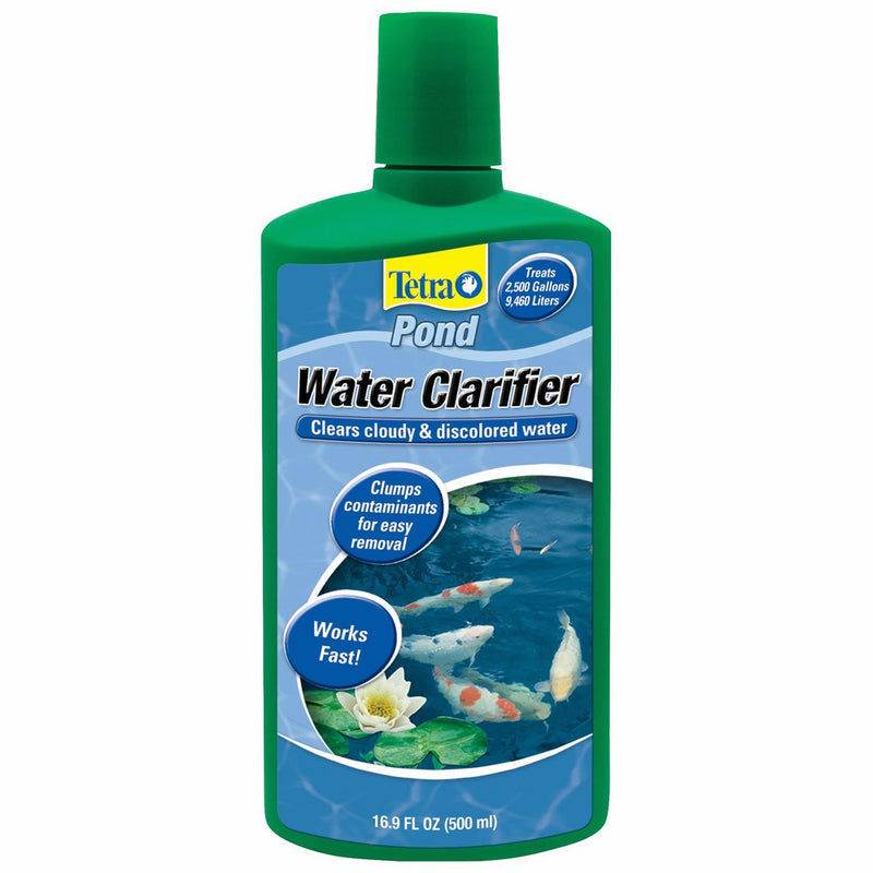 Tetra Pond Water Clarifier Treatment, Clears Cloudy/Discolored Water