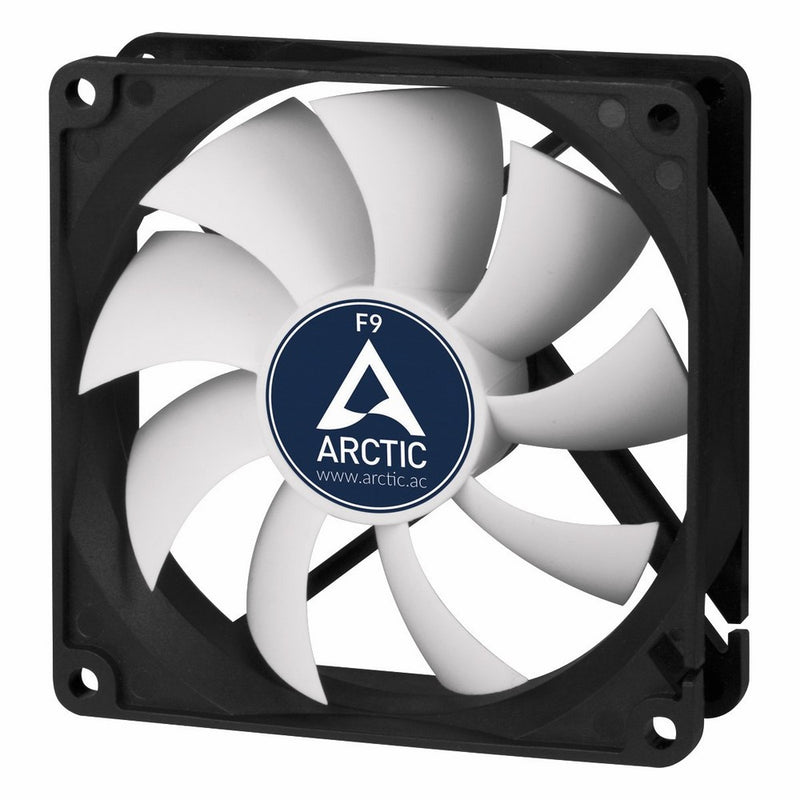 ARCTIC F9-92 mm Standard Case Fan | Ultra Low Noise Cooler | Silent Cooler with Standard Case | Push- or Pull Configuration possible