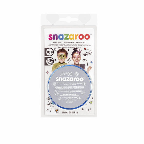 Snazaroo Face Paint 18ml Clam Pack Color - Light Grey