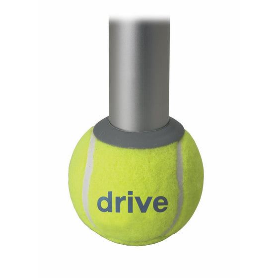 Drive Medical Deluxe Walker Rear Tennis Ball Glides, Yellow