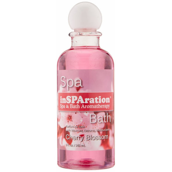 inSPAration Spa and Bath Aromatherapy 112X Spa Liquid, 9-Ounce, Cherry Blossom