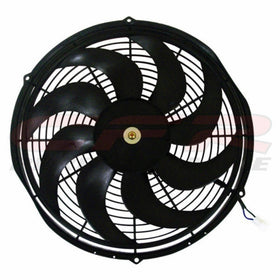 14" High Performance Electric Radiator Cooling Fan - Curved Blade
