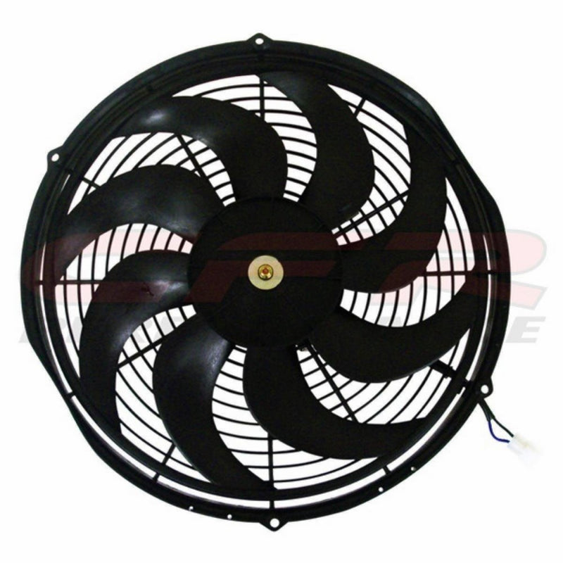 14" High Performance Electric Radiator Cooling Fan - Curved Blade