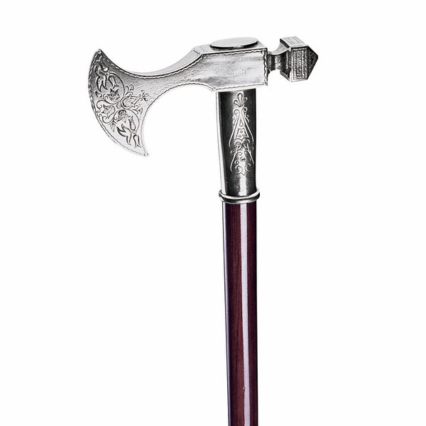 Design Toscano Bavarian Walking Stick with Pewter Handle