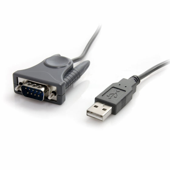 StarTech.com USB to Serial Adapter – 3 ft/1m – with DB9 to DB25 Pin Adapter – Prolific PL-2303 – USB to RS232 Adapter Cable