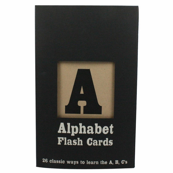 HomArt Alphabet Flash Cards, Deck of 26