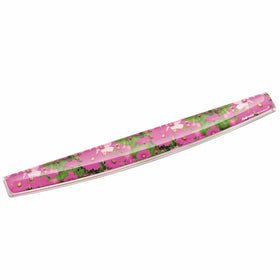 Fellowes Photo Gel Keyboard Wrist Rest with Microban Protection, Pink Flowers (9179101)